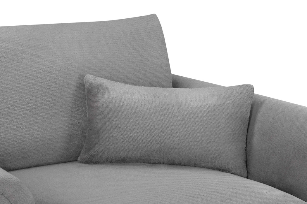 Malvern Grey Armchair – Chenille Upholstery - Luminex FurnitureOccasional Chairsmirabel_grey_armchair