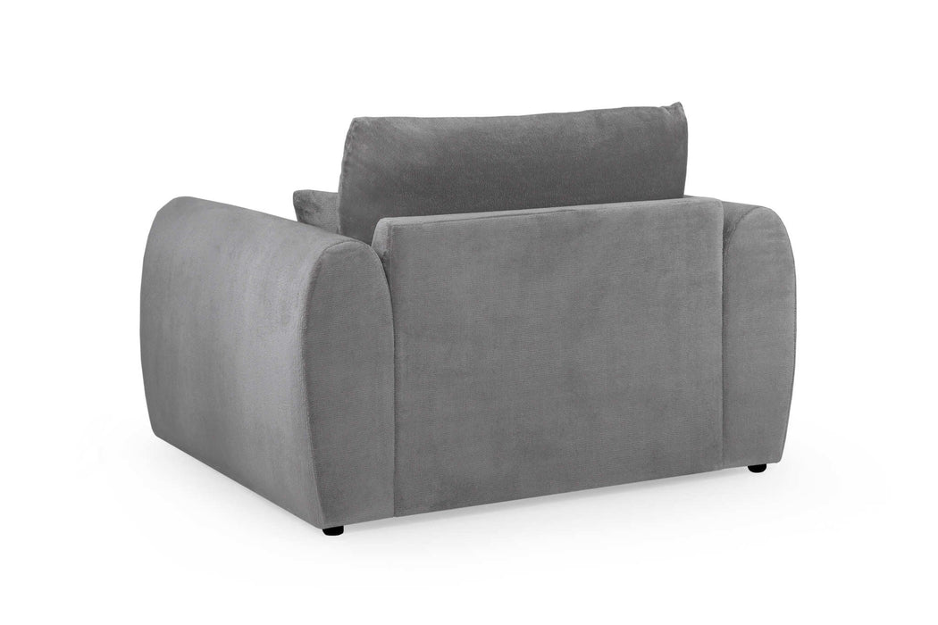 Malvern Grey Armchair – Chenille Upholstery - Luminex FurnitureOccasional Chairsmirabel_grey_armchair