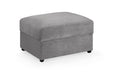 Malvern Grey Footstool – Chenille - Luminex FurnitureFootstoolmirabel_grey_footstool
