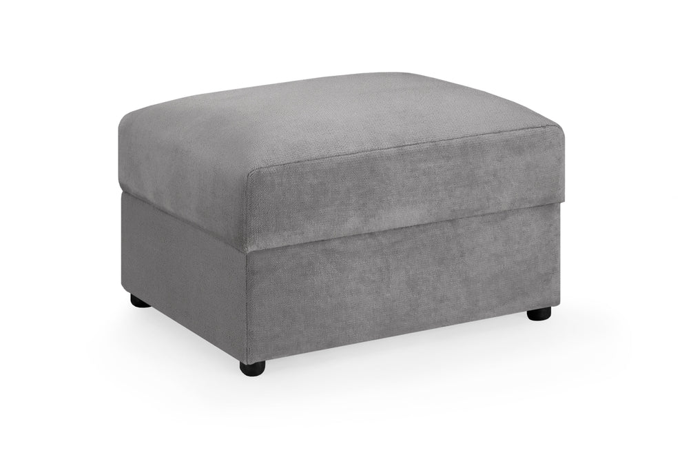 Malvern Grey Footstool – Chenille - Luminex FurnitureFootstoolmirabel_grey_footstool