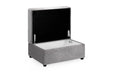 Malvern Grey Footstool – Chenille - Luminex FurnitureFootstoolmirabel_grey_footstool