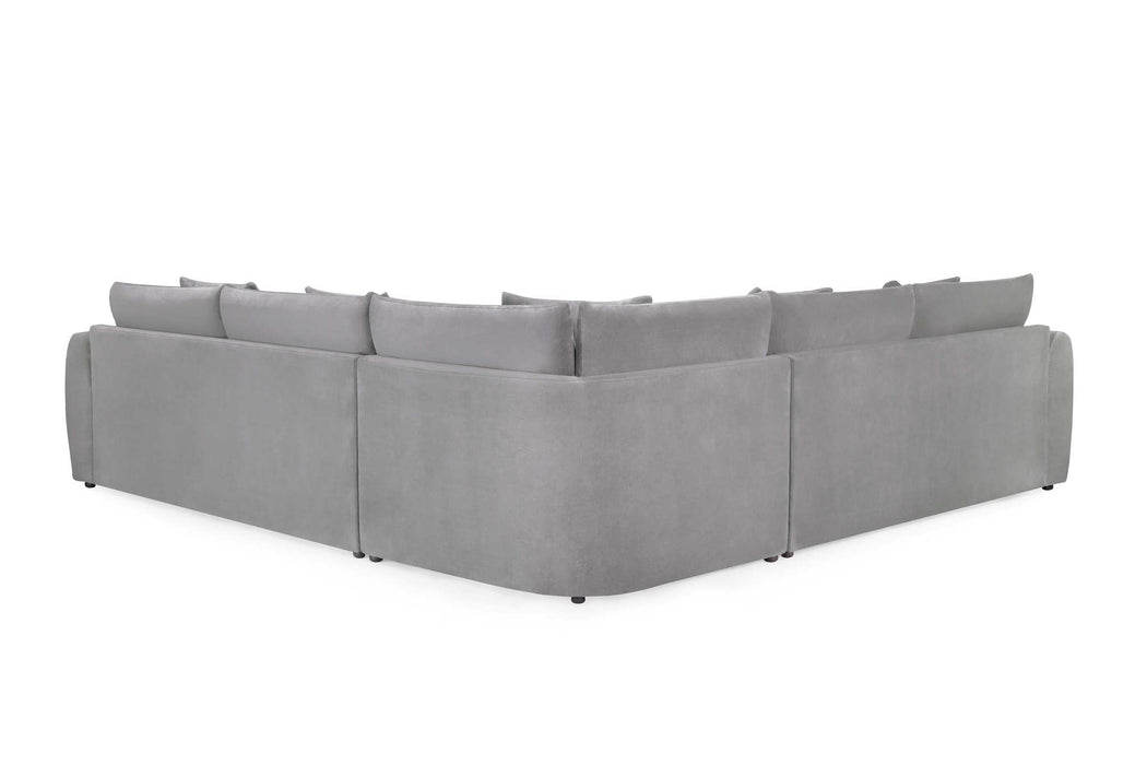 Malvern Grey Large Corner Sofa – Luxury Chenille Seating - Luminex FurnitureSofasmirabel_grey_2c2