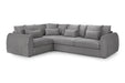 Malvern Grey Left Hand Corner Sofa – 4 Seater Chenille - Luminex FurnitureSofasmirabel_sofa_grey_left_hand_corner