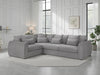 Malvern Grey Left Hand Corner Sofa – 4 Seater Chenille - Luminex FurnitureSofasmirabel_sofa_grey_left_hand_corner