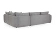 Malvern Grey Right Hand Corner Sofa – 4 Seater Chenille - Luminex FurnitureSofasmirabel_sofa_grey_right_hand_corner
