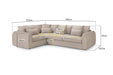 Malvern Mocha Left Hand Corner Sofa – 4 Seater Chenille - Luminex FurnitureSofasmirabel_sofa_mocha_left_hand_corner
