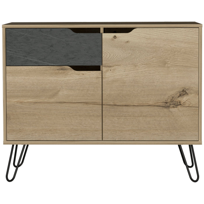 Manhattan Small Sideboard Small - Bleached Pine - LuminexFurnitureSideboardMN915