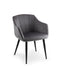 Margot Grey Velvet Dining Chairs – Set of 2 - Luminex FurnitureChairsHOB002