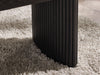 Marigold Fluted Compact Coffee Table - Black - Luminex FurnitureCoffee TableLOU007