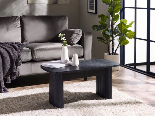 Marigold Fluted Compact Coffee Table - Black - Luminex FurnitureCoffee TableLOU007