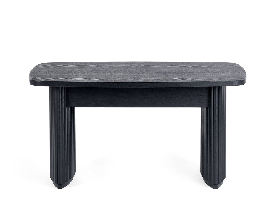 Marigold Fluted Compact Coffee Table - Black - Luminex FurnitureCoffee TableLOU007