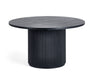 Marigold Fluted Round Coffee Table - Black - Luminex FurnitureCoffee TableLOU006