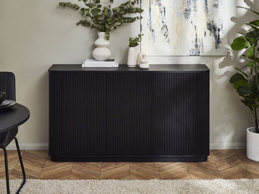 Marigold Fluted Sideboard - Black - Luminex FurnitureSideboardLOU011