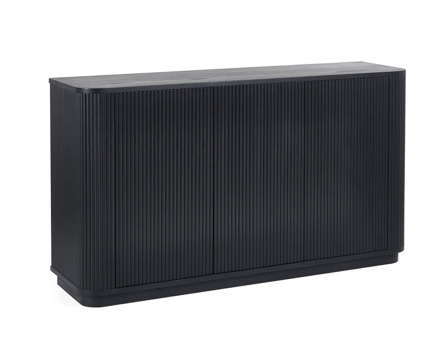 Marigold Fluted Sideboard - Black - Luminex FurnitureSideboardLOU011