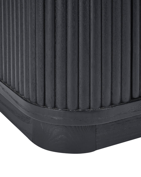 Marigold Fluted Sideboard - Black - Luminex FurnitureSideboardLOU011