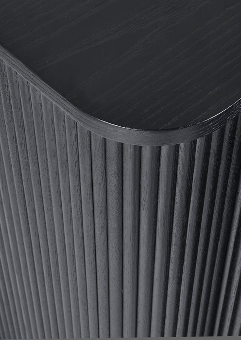 Marigold Fluted Sideboard - Black - Luminex FurnitureSideboardLOU011