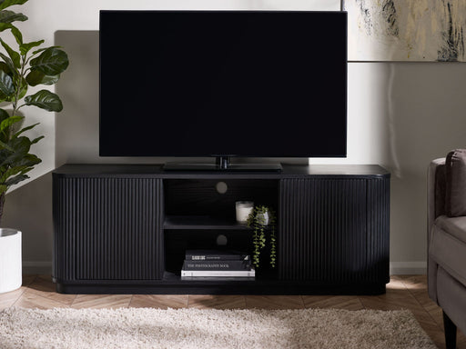 Marigold Fluted TV Unit - Black - Luminex FurnitureTV UnitLOU010