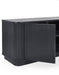 Marigold Fluted TV Unit - Black - Luminex FurnitureTV UnitLOU010
