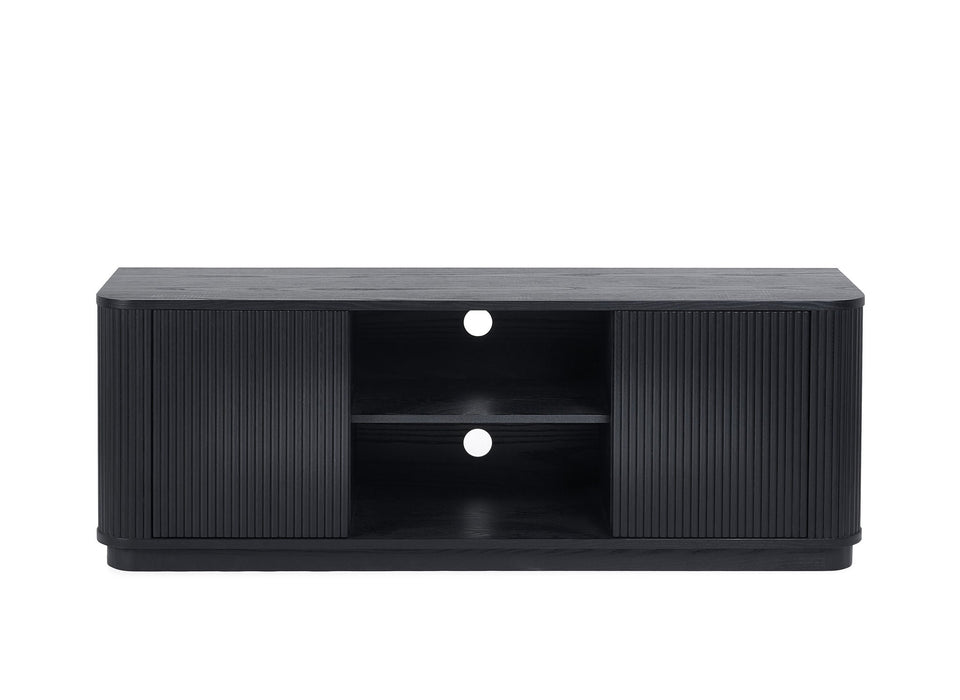 Marigold Fluted TV Unit - Black - Luminex FurnitureTV UnitLOU010
