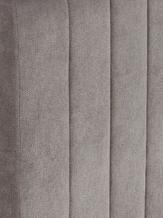 Marlow Grey Chenille Panel Bed - Luminex FurnitureFabric BedsELO001