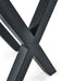 Marlowe Lamp Table - Oak Effect & Black Legs - Luminex FurnitureLamp TableHAR001