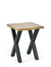 Marlowe Lamp Table - Oak Effect & Black Legs - Luminex FurnitureLamp TableHAR001