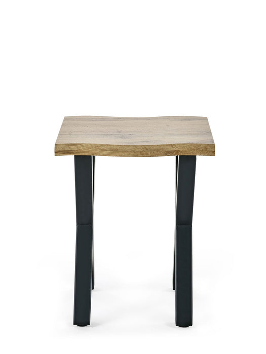 Marlowe Lamp Table - Oak Effect & Black Legs - Luminex FurnitureLamp TableHAR001