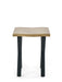 Marlowe Lamp Table - Oak Effect & Black Legs - Luminex FurnitureLamp TableHAR001