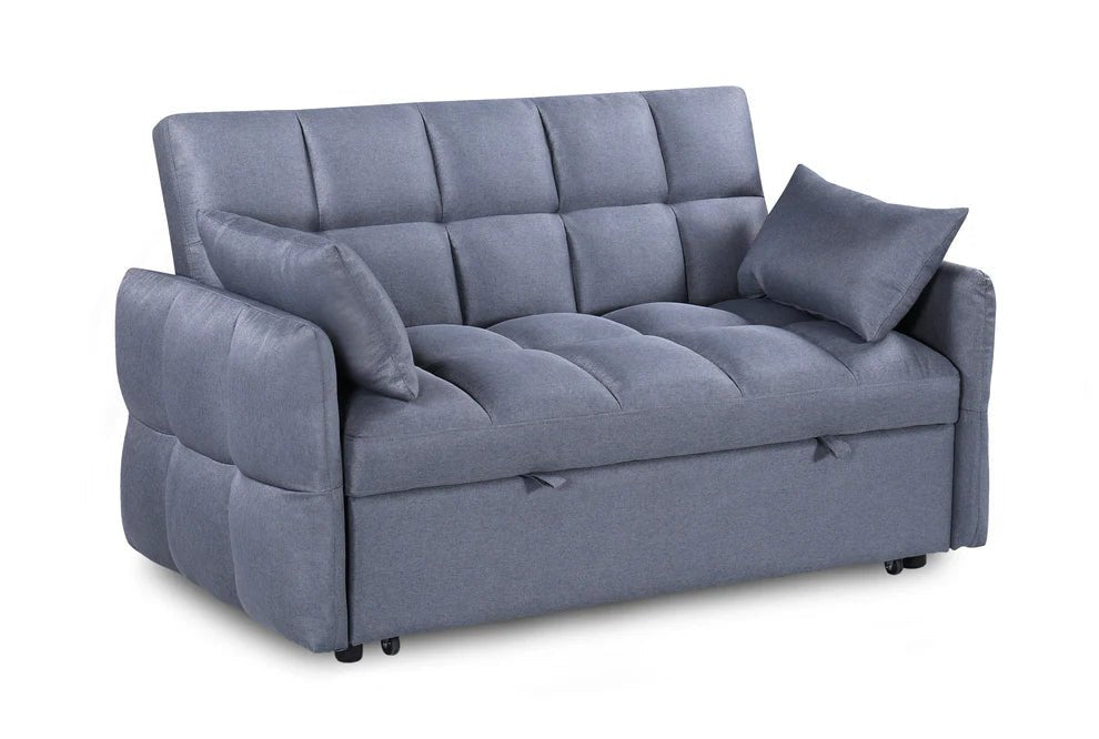 Marquis Grey 2 Seater Sofa Bed – Compact & Stylish - Luminex FurnitureSofasmason_2str_grey