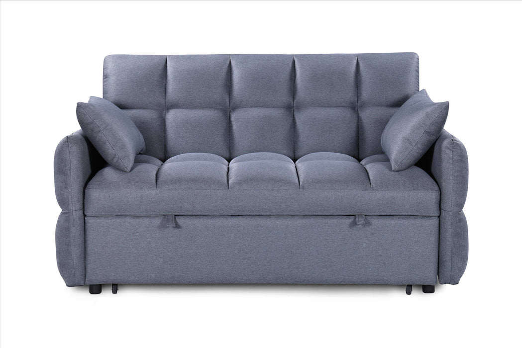 Marquis Grey 2 Seater Sofa Bed – Compact & Stylish - Luminex FurnitureSofasmason_2str_grey