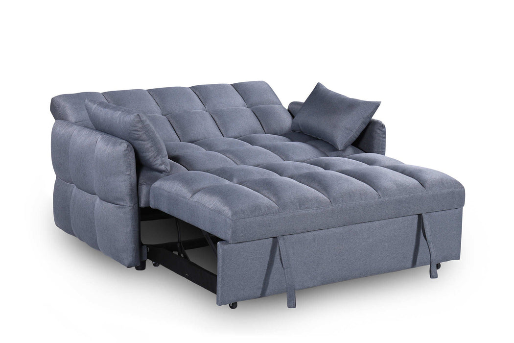 Marquis Grey 2 Seater Sofa Bed – Compact & Stylish - Luminex FurnitureSofasmason_2str_grey