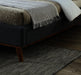Mayfair Dark Grey Fabric Bed - Luminex FurnitureBedMAY46DGREY