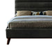 Mayfair Dark Grey Fabric Bed - Luminex FurnitureBedMAY46DGREY