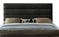 Mayfair Dark Grey Fabric Bed - Luminex FurnitureBedMAY46DGREY