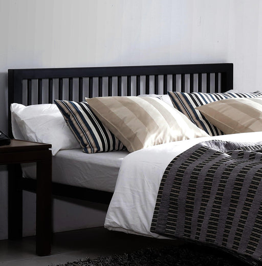 Meridian Bed Charcoal Black Metal - Luminex FurnitureBedMER3BLK