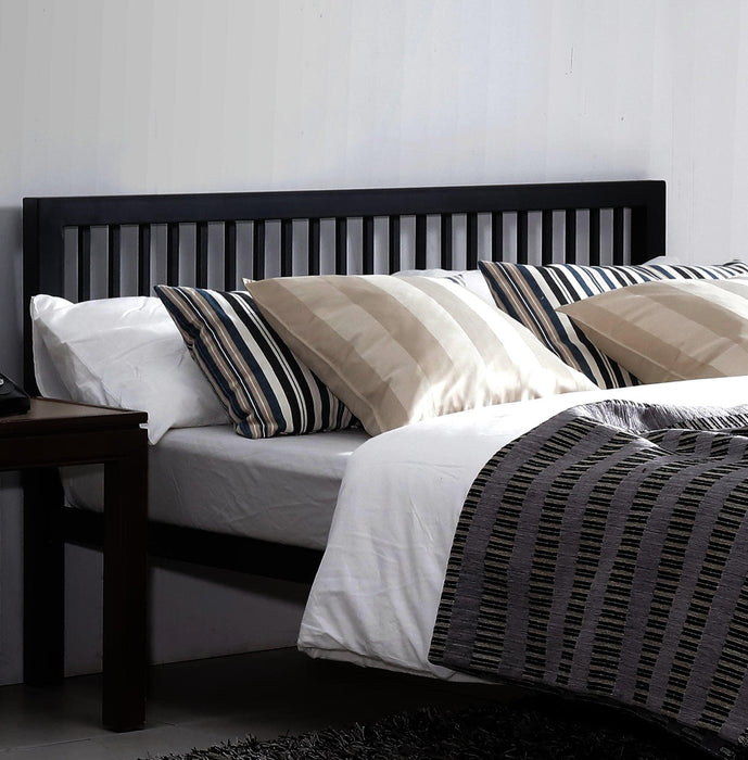 Meridian Bed Charcoal Black Metal - Luminex FurnitureBedMER3BLK