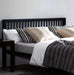 Meridian Bed Charcoal Black Metal - Luminex FurnitureBedMER3BLK