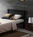 Meridian Bed Charcoal Black Metal - Luminex FurnitureBedMER3BLK