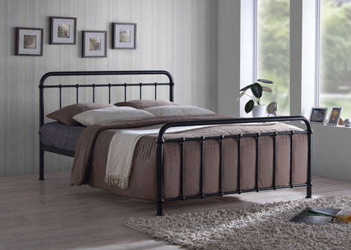 Miami Black Metal Bed Frame - Luminex FurnitureBedMIA3BLK