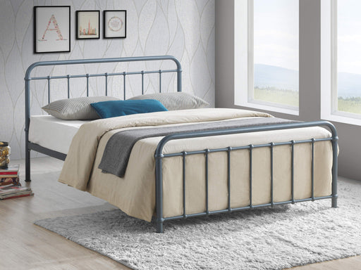 Miami Grey Metal Bed Frame - Luminex FurnitureBedMIA3GREY