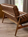 Mila 2 - Seater Sofa in Vintage Faux Leather - Brown or Black - Luminex FurnitureSofasMAR004