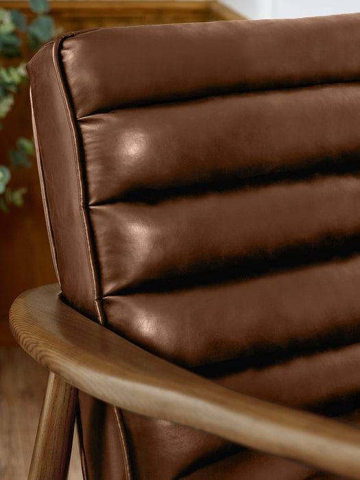 Mila 2 - Seater Sofa in Vintage Faux Leather - Brown or Black - Luminex FurnitureSofasMAR004
