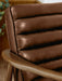 Mila 2 - Seater Sofa in Vintage Faux Leather - Brown or Black - Luminex FurnitureSofasMAR004