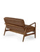 Mila 2 - Seater Sofa in Vintage Faux Leather - Brown or Black - Luminex FurnitureSofasMAR004