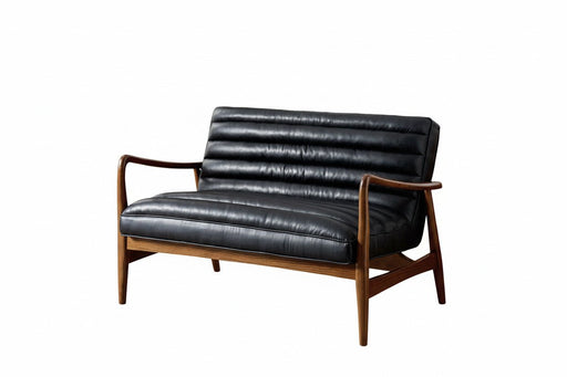 Mila 2 - Seater Sofa in Vintage Faux Leather - Brown or Black - Luminex FurnitureSofasMAR004