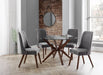 Mirabelle Chenille Dining Chairs – Set of 2 - Luminex FurnitureChairsHUX302