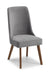 Mirabelle Chenille Dining Chairs – Set of 2 - Luminex FurnitureChairsHUX302