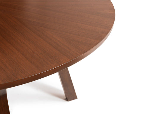 Mirabelle Round Table Walnut - Luminex FurnitureDining TableHUX001