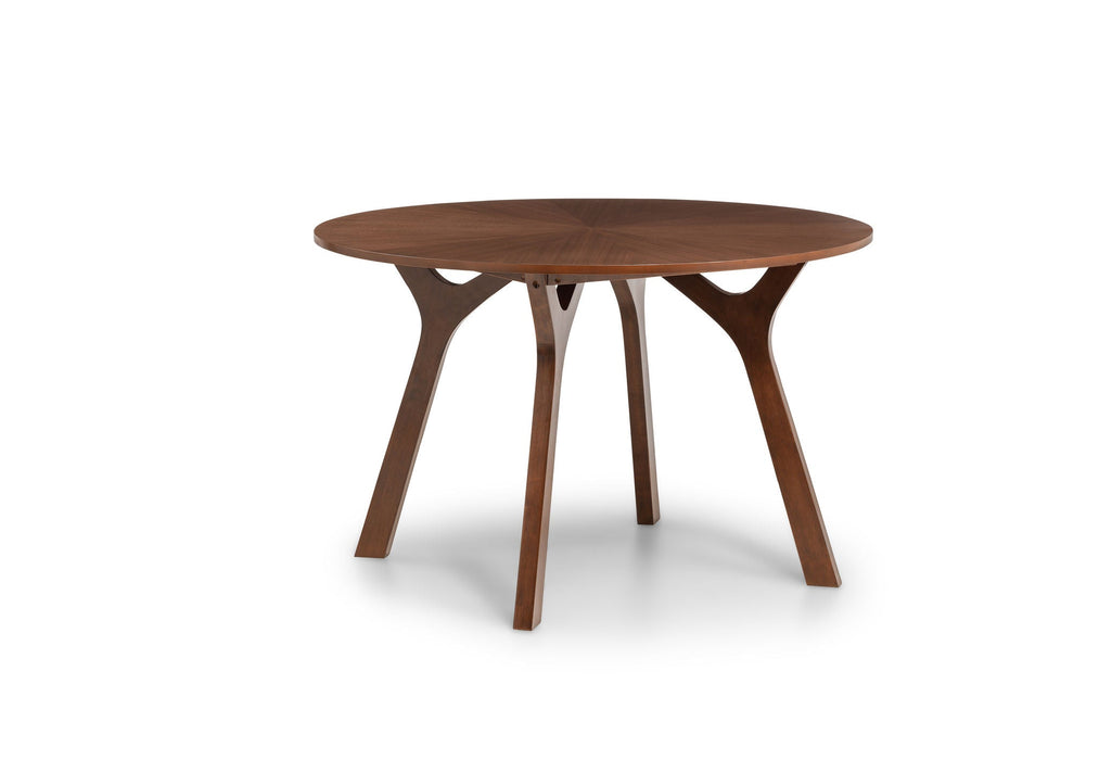 Mirabelle Round Table Walnut - Luminex FurnitureDining TableHUX001