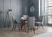 Mirabelle Round Table Walnut - Luminex FurnitureDining TableHUX001